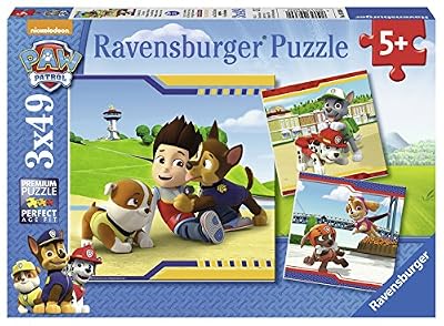 Ravensburger - 9369 - Lot de 3 Puzzles - Pat Patrouille - 49 Pièces