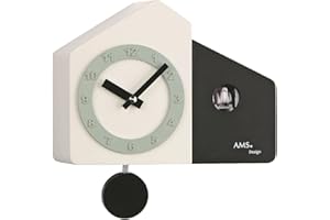 AMS Nowoczesny zegar z kukułką – nowoczesny Sytyle – oferta od parku Eble Modern Cuckoo- 7397