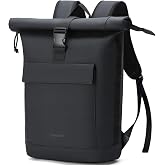 Lekeinchi Roller Backpack Men &amp; Women &ndash; Rolltop Expandable Laptop Backpack 17 Inches Waterproof Backpack Computer Casual Bag