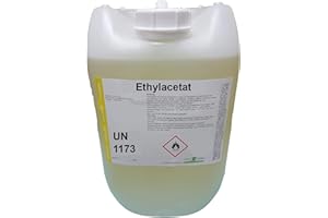 DC DruckChemie GmbH Ethylacetat 10 Liter - Ethyläther - Starkes Lösungsmittel mit hoher Lösekraft bei Lacken, Farben, Wachse und Harze - Reinigungsmittel
