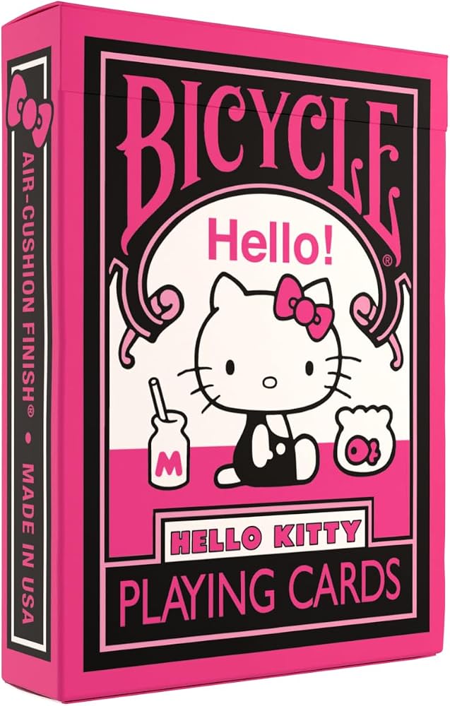 Bicycle Hello Kitty 50th Anniversary, Siyah ve Pembe Oyun Kartları