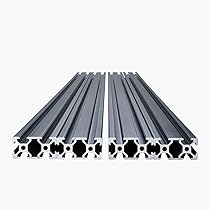 Estrusione Alluminio 2020 QUARKZMAN 2020 T Slot Estrusione In Alluminio 100mm(3.9 Pollici) Nero Standard Europeo Guida Lineare Anodizzata Per Stampante 3D Macchina Incisione Laser 10pz Estrusione Alluminio Per Fai Da Te