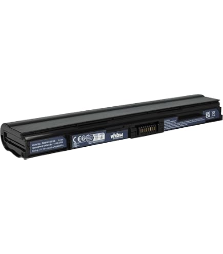 vhbw Batería Compatible con Acer Aspire One 753-N32C/S, 753-N32C/SF, 753- N32C/K, 753-N32C/KF Notebook (4400 mAh, 11,1 V, Li-Ion