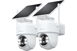 GALAYOU 2K Telecamera Wi-Fi Esterno con Pannello Solare-Videocamra Sorveglianza Esterno Wifi Batteria Wireless con Visione Notturna a Colori, Sensore PIR, Compatibile con Alexa R1 (2)