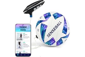 SenseBall Pallone da Calcio & App | Attrezzatura di Allenamento Quotidiano per Giovani Giocatori | Migliora Abilità & Controllo con Programma di Allenatore Professionale 50+ Video
