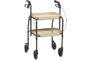 DRIVE DEVILBISS HEALTHCARE Drive Devilbiss Handy Household Trolley with castor wheels, Brakes and Trays