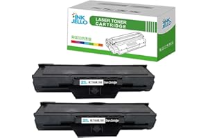 InkJello Compatible Toner Cartridges Replacement for Samsung ML-1660 ML-1665 ML-1670 ML-1675 ML-1860 ML-1865 ML-1865W SCX-3200 SCX-3205 SCX-3205W MLT-D1042S (Black, 2-Pack)