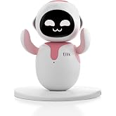 Eilik &ndash; Robot de Escritorio Interactivo con Personalidad, Animaciones Expresivas y Reacciones al Tocar, Mini-Juegos, Peque&ntilde;o