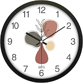 Emores 30 Cm Real Glass Quiet Mechanism Wall Clock
