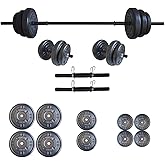 Moccastyle Moccadiamond 55 Kg Weightlifting Set Dumbbell Set 55 Kg Weight And Bodybuilding (50 Kg Plate Weight)