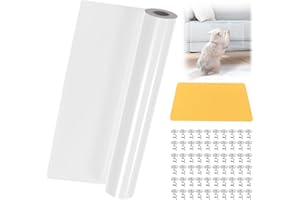 LIIGOU Cat Anti Scratch Tape 30x500cm Self-Adhesive Anti Scratch Furniture Protector Sofa Protectors From Cats Dogs Anti Scratch Throw Cat Scratch Tape Deterrent For Sofa Couch Carpet Door