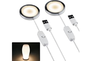 Howarx 2 Set 3D Printer LED Lamp Kit 001, Compatible with Bambu lab A1/A1mini/P1S/P1P/X1C Makerworld Maker's Supply hardware kit 5V USB Powered, 3000K Warm Light