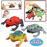 Conjunto de Rana de Goma de 4,5 Piezas ( 6 paquetes) , con Bolsa de Regalo y Tarjeta de...