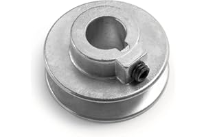 T TERRE V-Groove Drive Pulley - 2'' Dia. - 5/8'' Bore - Die Cast
