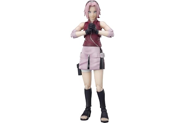 TAMASHII Nations - Naruto Shippuden – Sakura Haruno – Hériteur de Tsunade's Indominable Will, Bandai Spirits S.H.Figuarts Figurine d'action