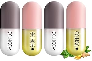 YGACHE Lip Plumper 4 Pcs Lippenpomade-Kit Lippen Lip Extreme Volumen FüR Vollere Plumping Lipgloss Booster LippenverstäRker FüR Vollere Weichere Lippen Dauerhafte Sexy Lippen Serum Kit Lip Plumper