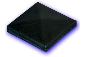 DECO FER FORGE Déco fer Forgé- COUVRE POTEAU- Acier Forgé Décoration Accessoires Cloture- Chapeau design pour tube carré- Support Embase Diamètre 120 X 120 mm -Usage Interieur Exterieur Satisfaction Garantie Robuste