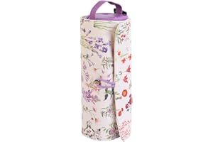 GRUPO ERIK Kokonote Botanical Wild Flowers Roll Up Pencil Case | 8 x 3 x 3 inches - 21 x 7.5 x 7.5 cm | Cosmetic Case | Large Pencil Case | Cute Stationery | Flower Gifts | Cute Gifts