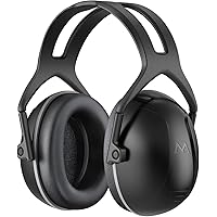 Ear Defenders, Noise Reduction Safety Ear Muffs, Hearing Protection 35dB Highest SNR, Foldable Ear Muffs with Soft Foam for S
