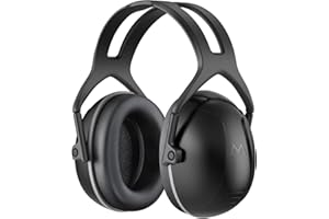 ERM TOOL Ear Defenders, Noise Reduction Safety Ear Muffs, Hearing Protection 35dB Highest SNR, Foldable Ear Muffs with Soft Foam for Shooting, Hunting, Mowing, DIY, Etc, with Carrying Bag