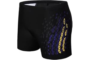 AMZSPORT Męskie kąpielówki kąpielowe, kąpielówki, basen ze sznurkiem