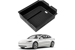 CARERSTEN Mittelkonsole Organizer für Tesla Aktualisiert 3 Model 3 2024 Armlehnenablage Zubehör Aufbewahrungsbox für die Zentralsteuerung des Autos