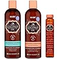 HASK Monoi Coconut Oil For Nourishing Hair Care Kit 728 ml Set Of Shampoo + Hair Conditioner + Hair Oil (Hair care Combo)
