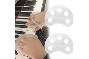 AUTUUCKEE 2 pz Pianoforte Finger Trainer Plastica Espansione Dita per Principiante Correzione Postura, Dito di Espansione Della Chitarra Barella Strumento Musicale Accessori