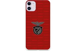 LA CASA DE LAS CARCASAS Funda para iPhone 11 del Benfica Escudo Fondo Granate para Proteger tu móvil. Carcasa para iPhone de Silicona Flexible con Licencia Oficial de Licencia Oficial Benfica