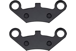 GOOFIT Front and Rear Brake Pads 2 Pieces reemplazo para Universal CFMoto CF500 500cc CF600 600cc X5 X6 X8 ATV ATV UTV Bike Scooter Moped Motocross Black