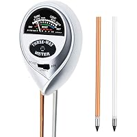 Bodentester, Feuchtigkeitsmesser Pflanzen, 3-in-1 pH Bodentest, Blumentopf GießAnzeiger Feuchtigkeit/Sonnenlicht/Ph…