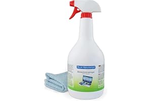 BLUM MANUFAKTUR Blum - 1000ml Nettoyeur d'écran + Chiffon Microfibre 30x30 cm. Nettoyage sans Rayures de Tous Les écrans et displays, Absolument sans Traces.