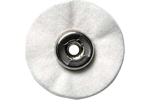 Dremel 423S EZ SpeedClic Disco de pulir para acero, aluminio, latón, plata, oro (25 mm)