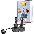 Toby's F1 MAX D2 LED Headlights Bulb 8000 Lumens, 6000K 80W/pair Xenon HID Replacement Bulbs - Pack of 2