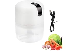 TNSLAND Zwiebel Zerkleinerer Elektrisch 250ml, USB-Zwiebelschneider, Knoblauch Zerkleinerer Küche, Zwiebelhacker für Fleisch, Zwiebeln, Knoblauch, Ingwer