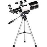 Profesyonel Astronomik Teleskop 150x Yakınlaştırma - 70mm Objektif Uzay-ay-doğa G&ouml;zlem Teleskobu