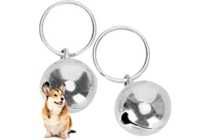 Sxhlseller 2 Stück Kupfer-Glöckchen, rostfrei, tragbar, aus Messing, für Katzen und Hunde, zur Rettung von Vögeln und Wildtieren