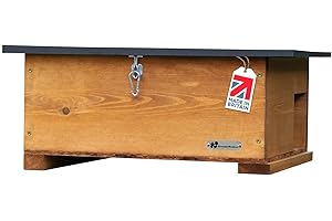 RIVERSIDE WOODCRAFT Hedgehog Eco House | Handmade In The UK | Eco Roof With Anti Bacteria Coating