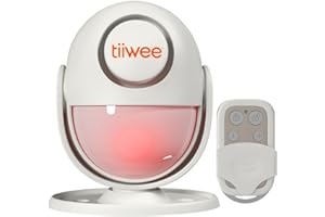 tiiwee A2 Rilevatore di Movimento e Allarme Sirena - Anti-Effrazione Sistema di Allarme con Telecomando - Sirena da 120 dB - Espandibile - Sicurezza Domestica