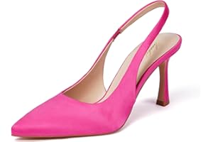 Zhabtuc Chaussures à Talon Classics avec des Boucles et des Sangles sur Le Dos pour Les Femmes Escarpins à Talons Hauts pour Femmes Escarpins Slingback Sandales pour Le Travail, la Soirée.