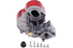 Dilwe RC Auto-Getriebe, mit Motorsitz und Schrauben usw, Metall RC Center Gear Box für AX10 SCX10 1/10 RC Crawler Car Bearing Parts Upgrade Zubehör