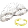 PandaHall 100 Ciondoli A Forma Di Piuma In Lega Argento Anticato – Per Collane, Bracciali, Gioielli Fai Da Te, 31 Mm