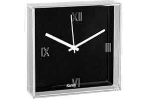 Kartell Tic&Tac, Orologio, Nero Coprente