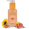 PureSense Rejuvenating Grapefruit Revitalising Face Cleansing Gel | Cleanses Skin | Nourishes Skin | Sulphate & Paraben Free | From the makers of Parachute Advansed | 100 ml