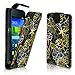 Produktbild Vertikal Flip Style Handy Tasche Case Schutz Hülle Schale Motiv Etui Karte Halter für Samsung Galaxy S3 Mini i8190 - Vertikal Design VMVD243