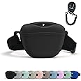 AUDWUD Upgraded Version of Silicone Treat Bag,Thicker and Stronger,Tighter Sealing;Comes with a Belt for Convenient Wearing;also Includes a Training Clicker for Easy Dog Training