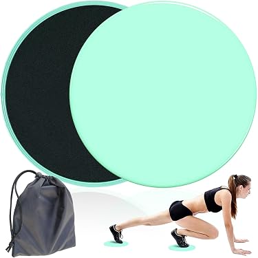 Planche Abdominale Glissante Fitness - Disque Entraînement Abdominaux Avec Genouillère - Maison Sport