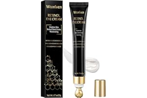 Wansiven Eye Cream, Anti-age Eye Cream Against Dark Circles, Moisturizing Under Eye Repair Cream with Hyaluronic Acid and Caffeine, Eye Cream Against Wrinkles for Men and Women 20 g