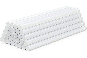 LeaderPro 30 Stick Colla a Caldo, 11 x 190 mm Transparente Colla a Caldo Bastoncini per Pistola Colla a Caldo