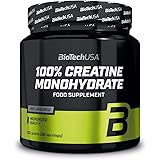 BioTechUSA 100% Creatine Monohydrate, Creatin monoidrato di grado farmaceutico in polvere senza aggiunta di sapore, 300 g